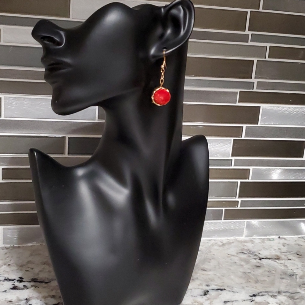Earrings Red
